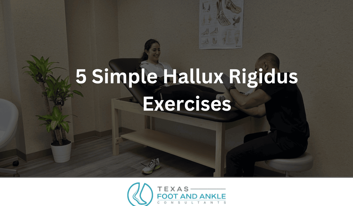 5 Simple Hallux Rigidus Exercises